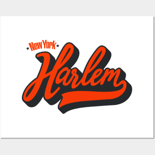 Harlem New York - Harlem Logo - Harlem Shirt Posters and Art